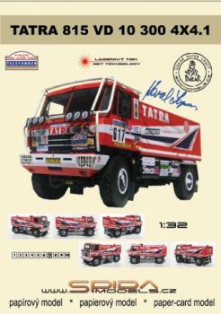 TATRA 815 VD 10 300 4x4.1 Rallye Paris-Alger-Dakar 1987 1:32