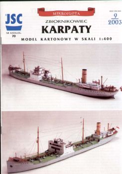 polnischer Tanker Karpaty (ex deutsche Adria, ex Ölschiff 4) 1:400