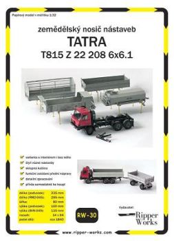 Tatra T815 6x6.1 Plane-/Kasten-/Kipp-/ oder Tankwagen 1:32