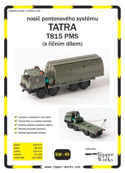 Tatra T815 PMS mit Pontonbrücke 1:32