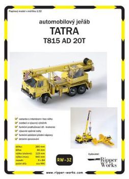 Tatra T815 mit einem 20t-Teleskopkran AD 20T 1:32