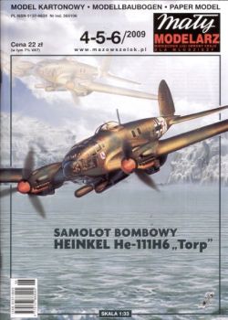 Torpedobomber Heinkel He-111 H6 Torp 1:33