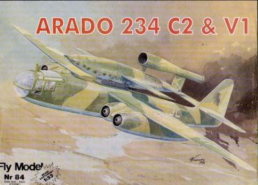 Träger Arado Ar-234 C2 +Rakete Fieseler FI-103 1:33 übersetzt
