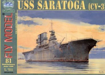 Träger USS Saratoga CV-3 (Mitte 1930er) 1:200 übersetzt!