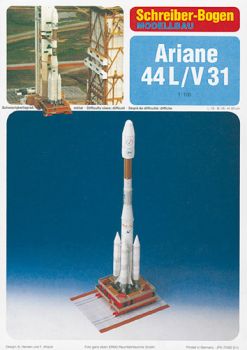 Trägerralete Ariane 44L / V31 1:100 deutsche Anleitung