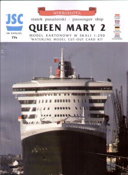 Transatlantikliner Queen Mary 2 inkl. Detail-/Relingsatz  1:250 übersetzt