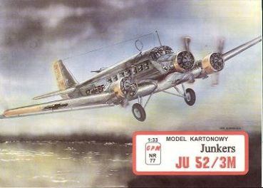Transportflugzeug Junkers Ju-52/3m 1:33 übersetzt