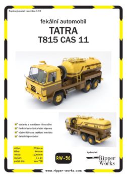 Tschechischer Vakuum-Lkw Tatra T815 CAS 11 1:32