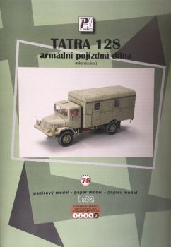 Tschechoslowakischer Kasten-Lastkraftwagen Tatra 128 (1951 - 1952) 1:32