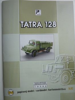 Tschechoslowakischer Lastkraftwagen mit Ladefläche Tatra 128 (1951 - 1952) 1:32