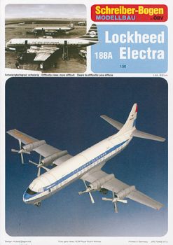 Turboprop-Flugzeug Lockheed L-188A Electra (Bj. 1957 – 1961) 1:50 deutsche Anleitung