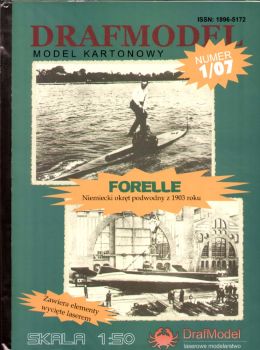 *U-Boot Forelle (1903) 1:50 inkl. Lasercut-Spantensatz