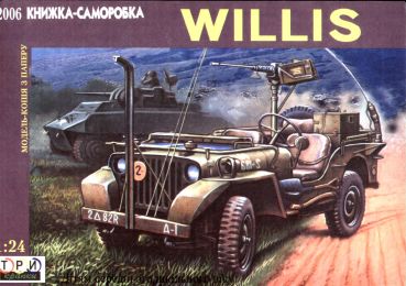 US-Geländewagen Willys Jeep 1:24 einfach