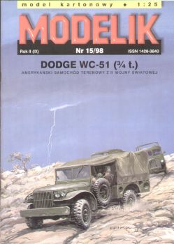 US-Militärgeländewagen Dodge WC-51 (3/4 t)  1:25 (Erstauflage)
