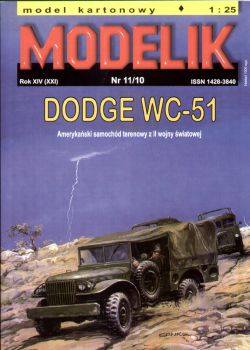 US-Militärgeländewagen Dodge WC-51 (3/4 t) 1:25 Offsetdruck