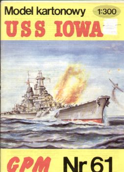US-Panzerschiff USS Iowa (1944) 1:300