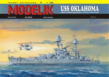 US-Panzerschiff USS OKLAHOMA (1930) 1:200 übersetzt