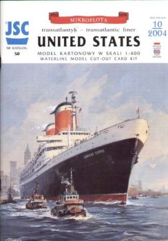 US-Transatlantikliner United States (1952) 1:400 übersetzt
