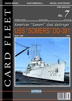US-Zerstörer USS Somers DD-381 (1938) 1:200 extrem²