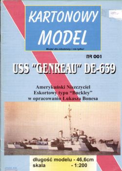 USS Genreau DE-639 (1944) 1:200