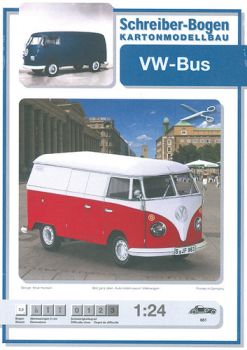 VW-Bus 1:24 deutsche Anleitung