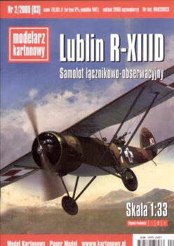 Verbindungsflugzeug Lublin R-XIII D (1939) 1:33 präzise!