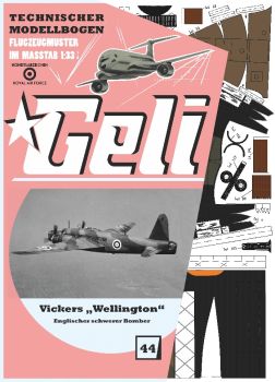 Vickers Wellington - englischer schwerer Bomber 1:33 deutsche Anleitung