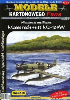 Wasserflugzeug Messerschmitt Me-109W 1:33