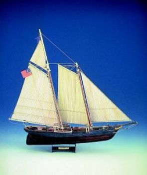 Yacht (Gaffelschoner) America aus dem 19. Jh. 1:100 deutsche Anleitung