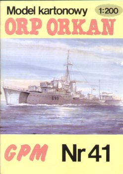 Zerstörer ORP ORKAN (ex. HMS Myrmidon) 1:200 übersetzt