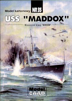 Zerstörer USS Maddox DD-622 (1943) 1:200 selten