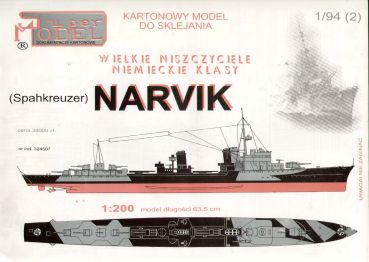 Zerstörer Z-32 der Narvik-Klasse (Norwegenstationierung) 1:200