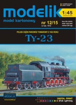 schwere Güterzug-Dampflokomotive Ty-23 (1923) 1:45 übersetzt