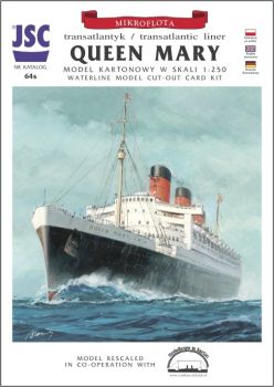 berühmter Transatlantik Queen Mary (1936) 1:250 übersetzt