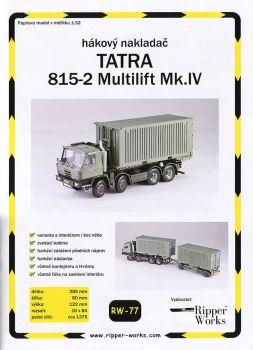 Containerträger TATRA 815-2 Multilift Mk. IV 1:32 (Nr. 77) Ripper-Works