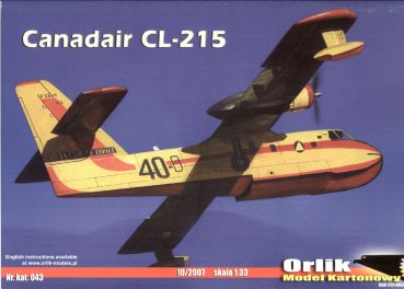 amphibisches Löschflugzeug (Wasserbomber) Canadair CL-215 1:33