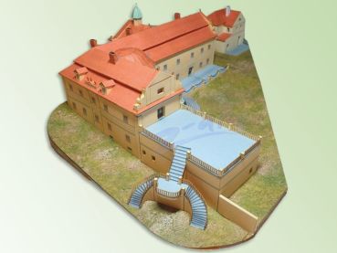 Barockschloss Poláky in gleichnamigem Dorf / Tschechien 1:150