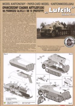 bepanzerter Artillerieschlepper Sd.Kfz.8 DB10 1:50