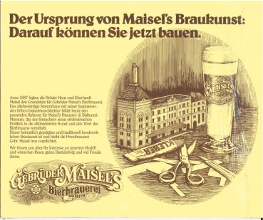 Brauerei Gebr. Maisel GmbH & Co. KG im oberfränkischen Bayreuth