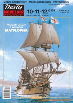 britische Galeone HMS Mayflower (1620) 1:100 präzise