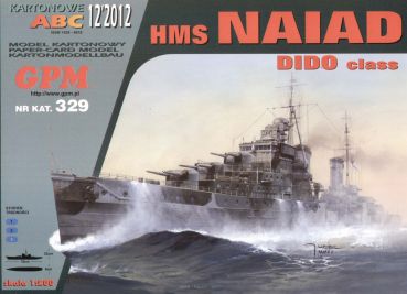 britischer Flak-Kreuzer HMS NAIAD 1:200