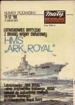 britischer Flugzeugträger HMS Ark Royal 1:300