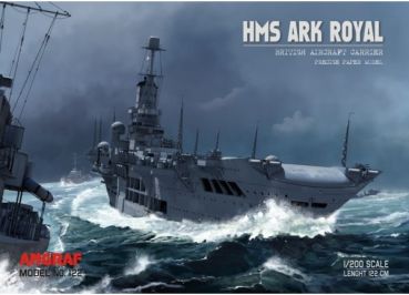 britischer Flugzeugträger HMS Ark Royal (91) im Bauzustand 1939 1:200 präzise