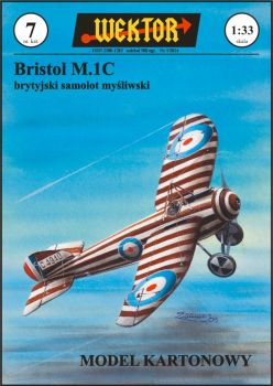 britischer Jäger aus dem 1.WK Bristol M.1C 1:33