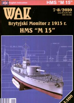 britischer Monitor HMS M15 (1915) 1:100