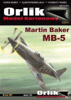 britischer Prototyp-Jäger Martin Baker MB-5 (1944) 1:33