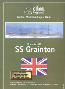britisches Konvoischiff ss GRAINTON 1:250 deutsche Anleitung