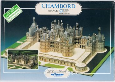 das größte Schloss des Loiretales - Schloss Chambord (Chambourg) Frankreich 1:300