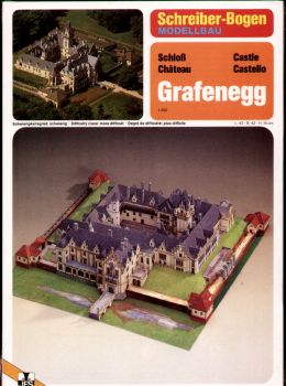 das romantische Schloss Grafenegg / Niederösterreich 1:250 deutsche Anleitung