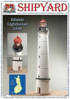 finnischer Leuchtturm Sälskär 1:72 Ganz-Lasercut-Modell